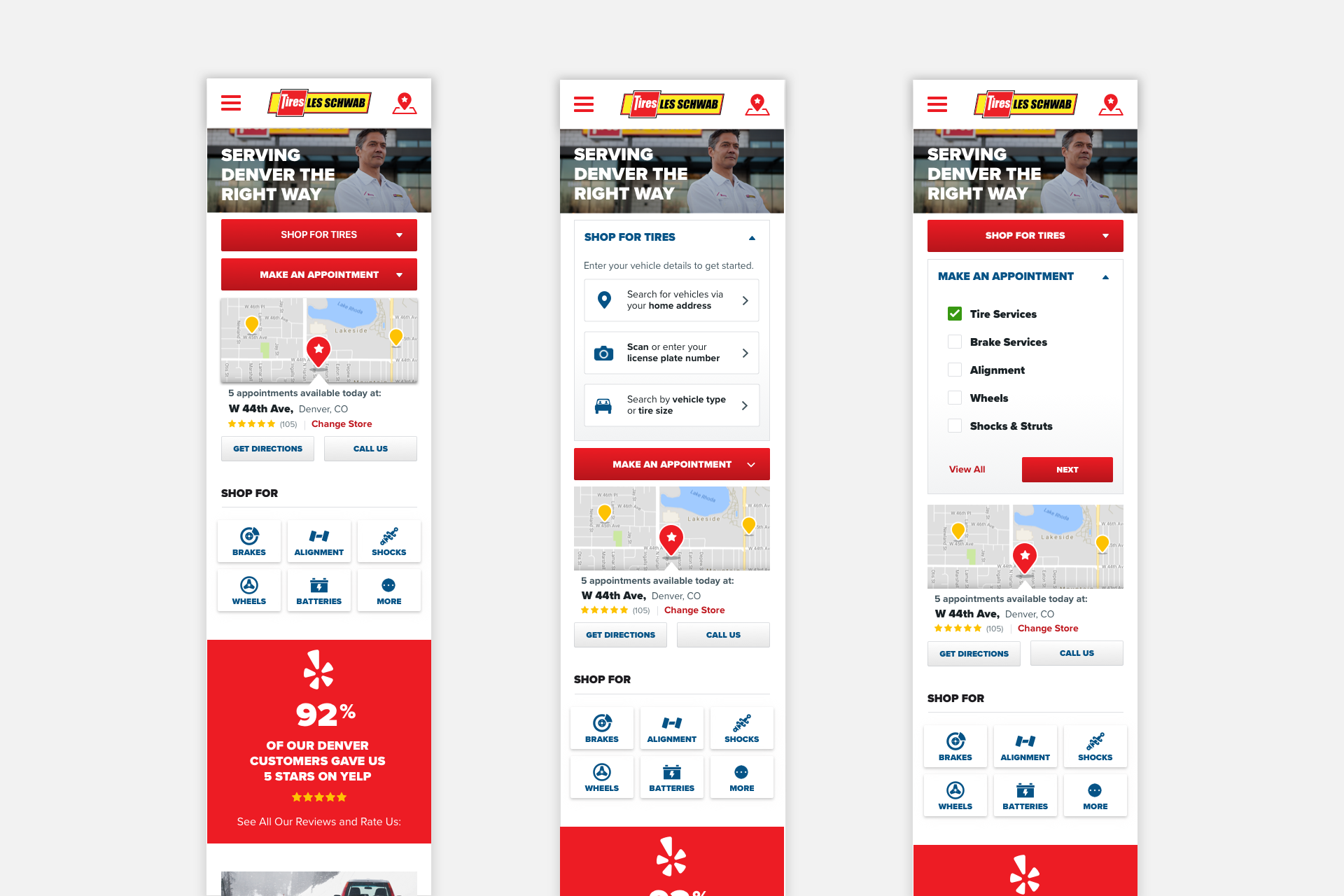 Mobile (Responsive) Home Page Design